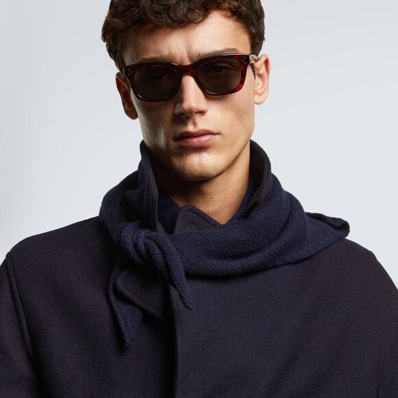 Celine CL40232I 01A Sunglasses Shiny Black Rectangle Frame, Smoke Lenses - Picture 3 of 11